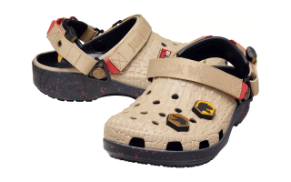 A Crocs Classic Clog inspired by the Jurassic World film franchise.