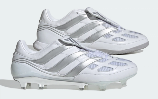 Adidas Football Predator Precision Made in Germany White Silver Lead