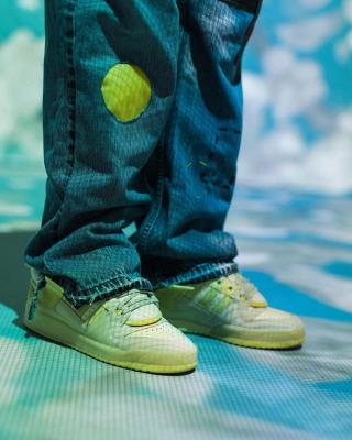 bad bunny adidas forum low yellow first look 1