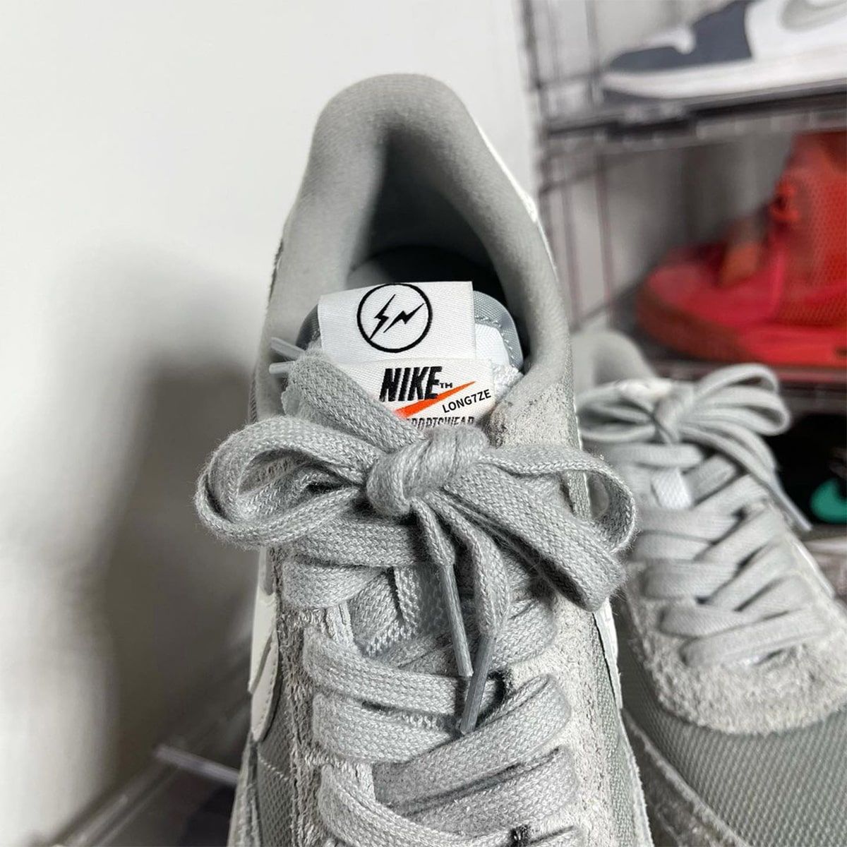 New Looks at the Grey/White Fragment x sacai x Nike LDWaffle