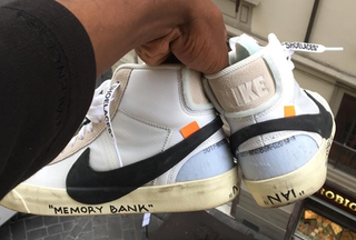 off white nike blazer mid