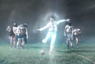 Palace x Nike Football for the English Football Association. Screenshot from Nike ad.