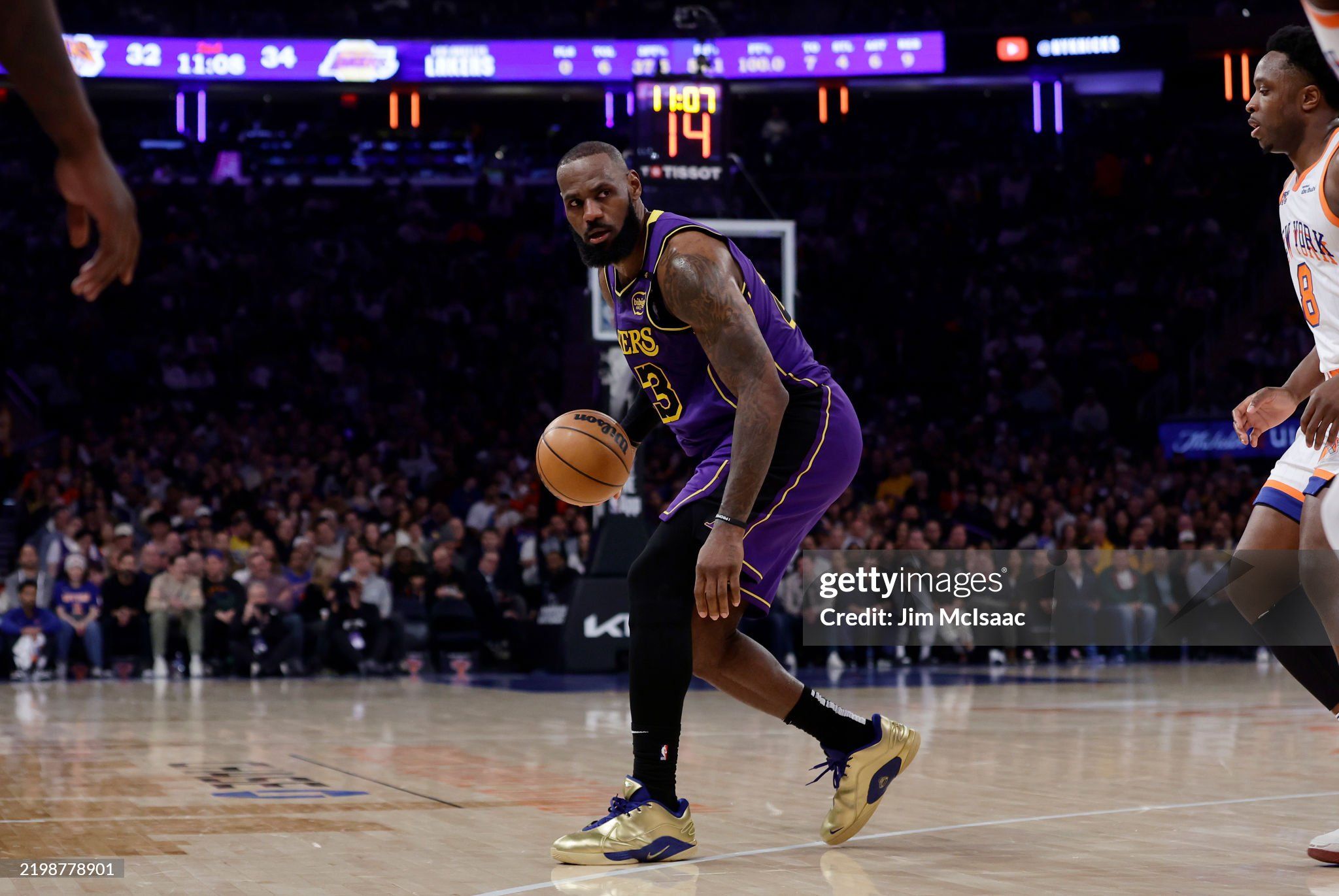 LeBron-James-Wearing-Nike-LeBron-22-Gold-Purple-PE-Feb-1-2025