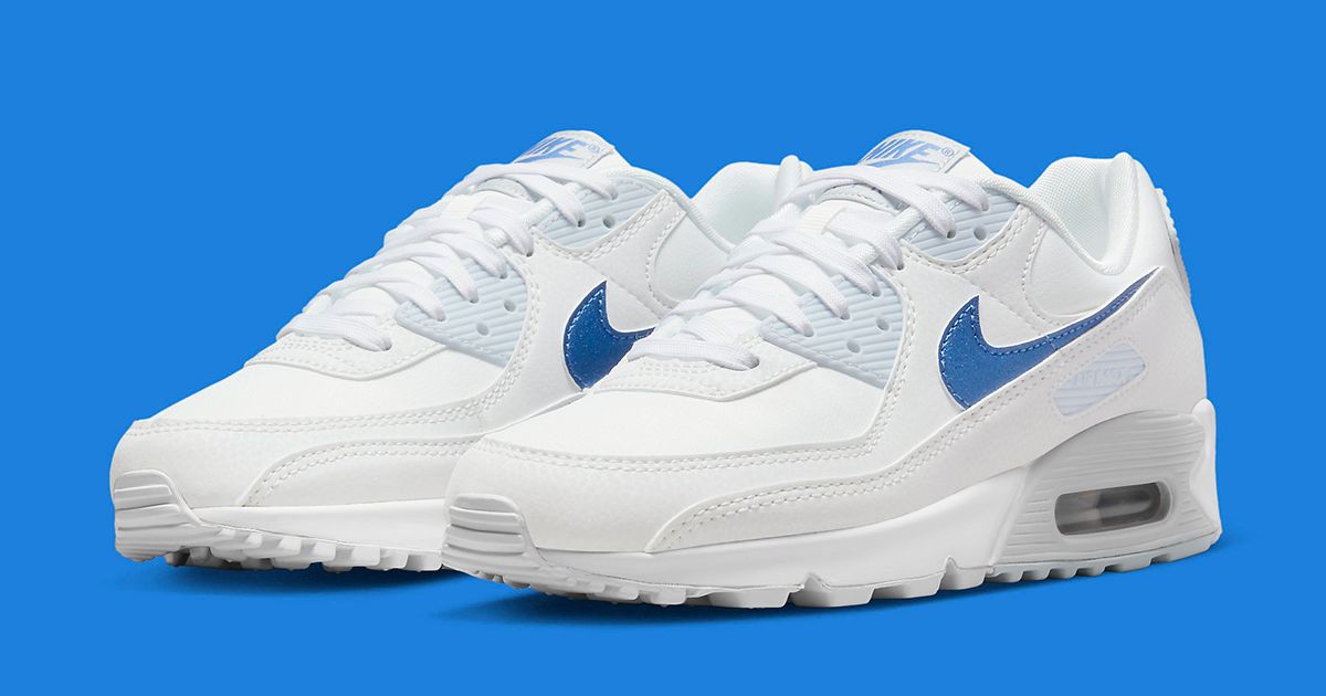 The Air Max 90 Appears in White and Blue for Summer 2022 | House of Heat°