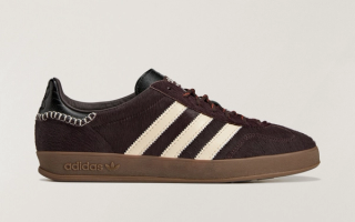Wales Bonner x adidas Gazelle Indoor Pony "Auburn" collaboration.