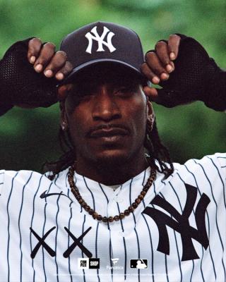 KAWS x MLB New York Yankees Collection. Photo via Complex & Fanatics.