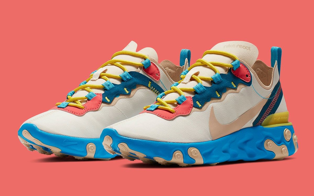 Nike react element 55 light cream desert ore sale