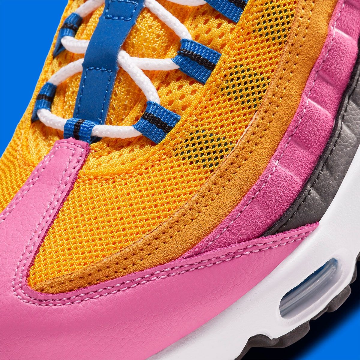 yellow and pink air max 95