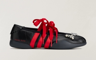 Simone Rocha x adidas Japan Slip-On "Black" (SKU: KJ5248). Photo via adidas.