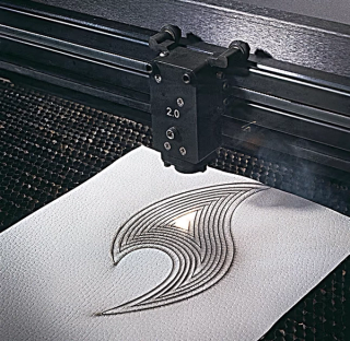 Laser Machine used by Nike during the 2000s. Photo via Sneaker Freaker.
