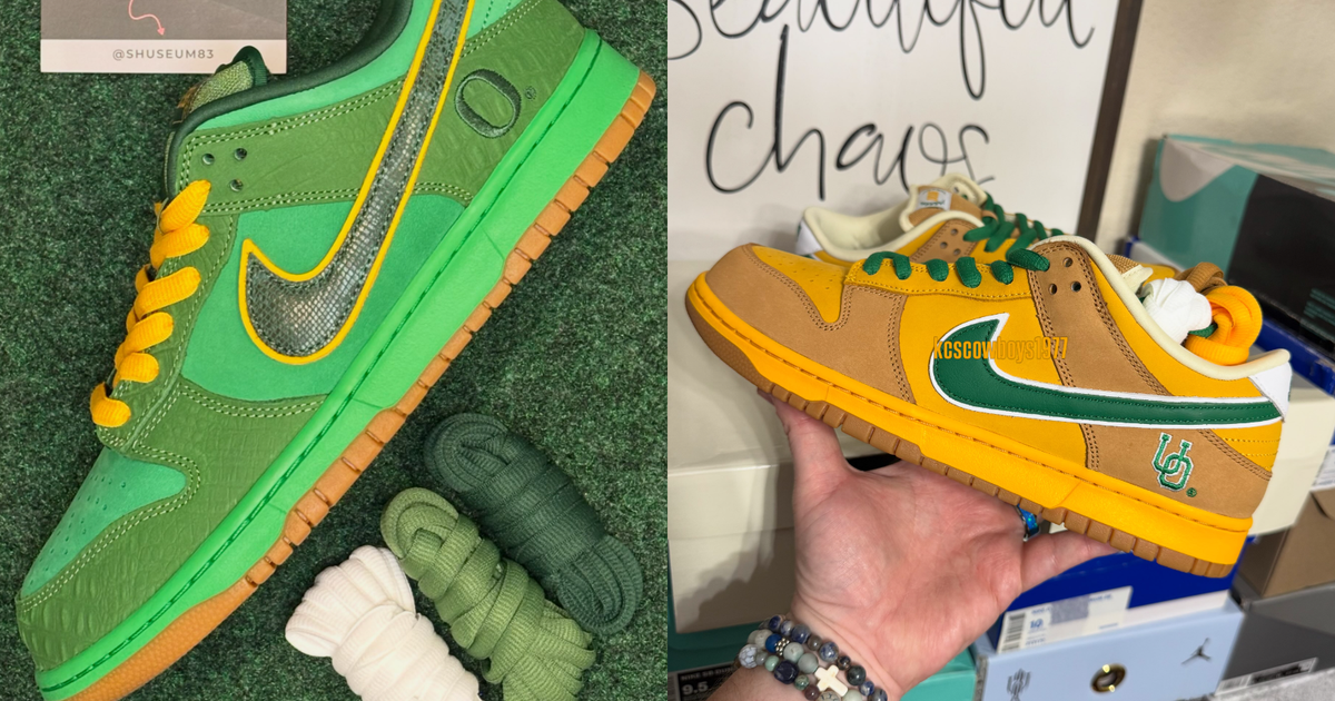 The Oregon Ducks Have Two Nike SB Dunk Lows on the Way