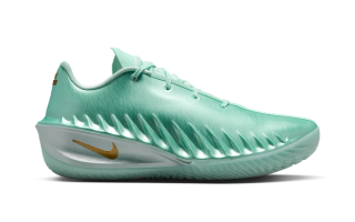 Nike G.T. Cut 4 "Statue of Liberty" P.E., worn by Victor Wembanyama.