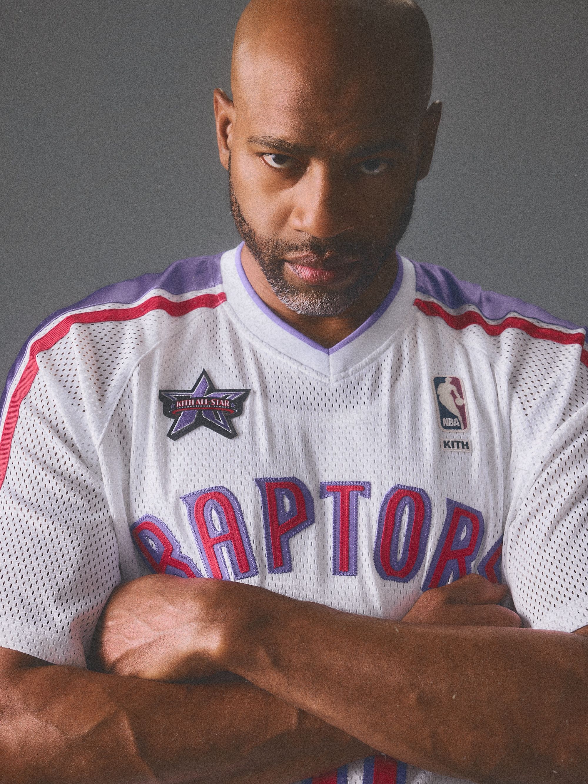 Vince Carter for Kith x NBA Hardwood Classics (All-Star Weekend 2026).