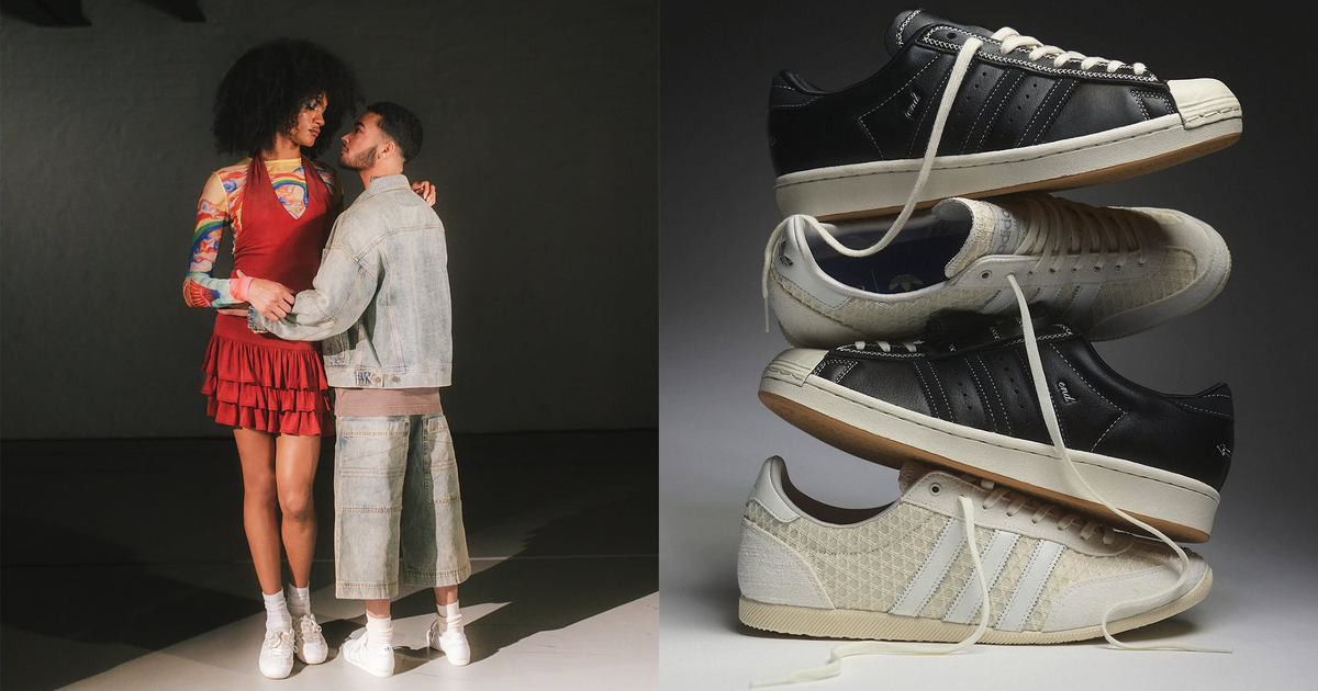 adidas x END. ☆ SUPERSTAR Vintage ‘Tying The Knot’ END. x Adidas 'Tying The Knot' Superstar Vintage Sneaker