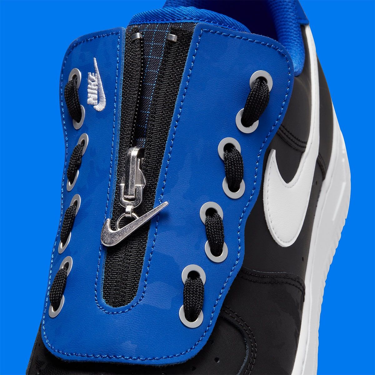 The Nike Air Force 1 Low “Shroud” Surfaces in Black and Royal