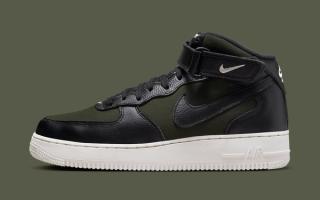 nike air force 1 mid olive canvas fb2036 300 2