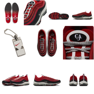 Clark Atlanta University x Nike Air Max 97 "Yardrunners" (2026; SKU: IW7003-600). Photos via Nike.