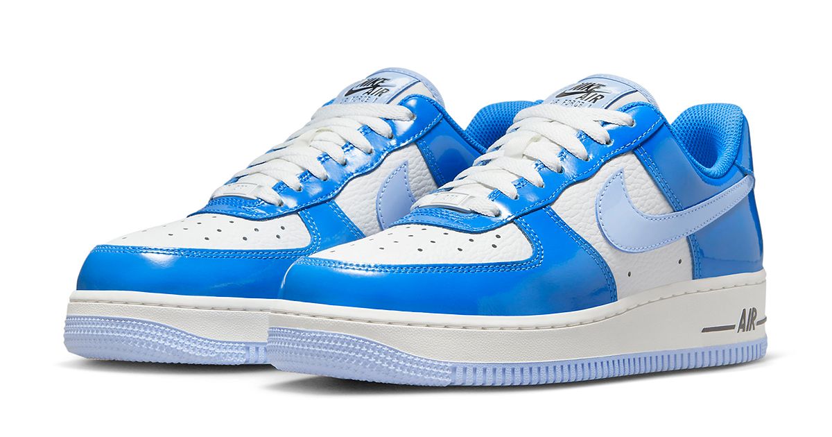 First Looks // Nike Air Force 1 Low “Blue Patent” | House of Heat°