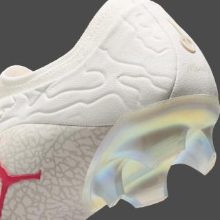Jordan Brand x Nike Tiempo Maestro Elite FG "Sail/Infrared" (SKU: IF4126-100).