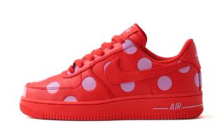 Nike Dots Up the Air Force 1 Low in Red and Light Magenta