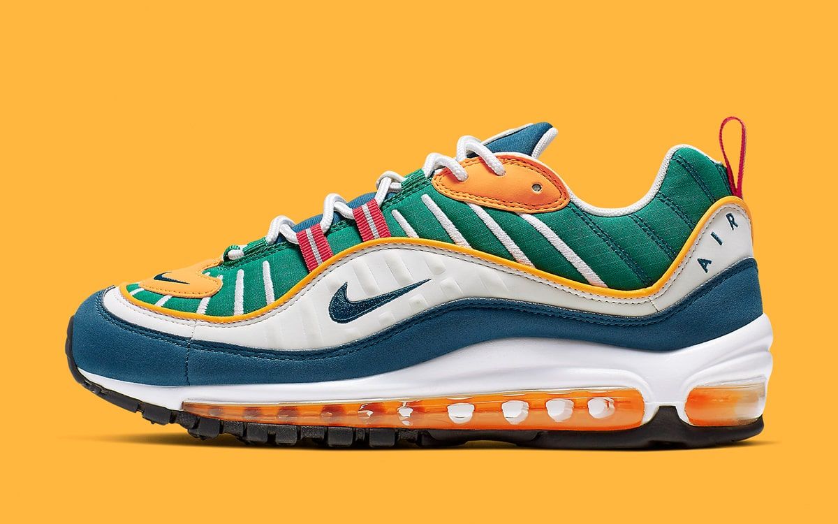 Nike air max 98 blue outlet orange