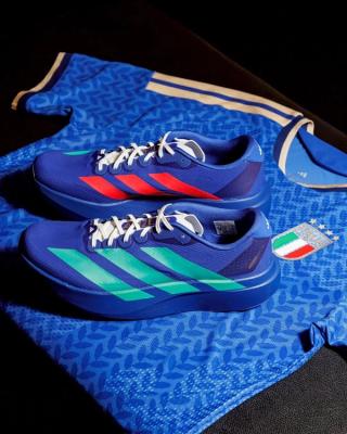 adidas Adizero Evo SL "Italy" (SKU: JQ4443). Photo via Ari Running.