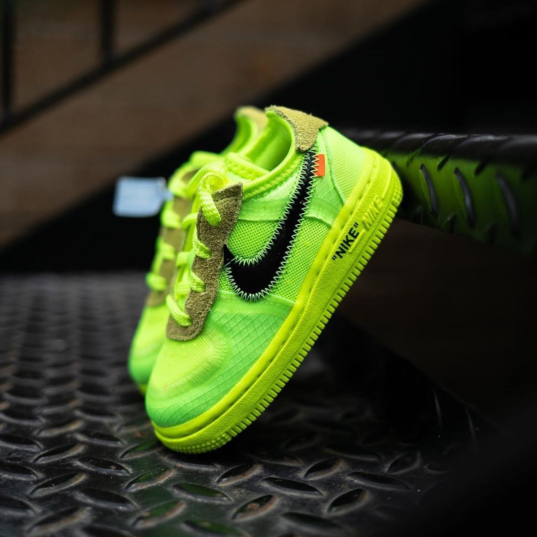 Nike air force 1 sales volt off white release date