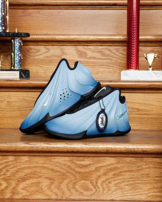 Wale x Nike G.T. Future "Photo Blue" basketball shoe.