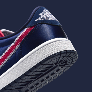 Air Jordan 1 Low OG “Howard University” (SKU: IX8478-410). Photo via Nike.