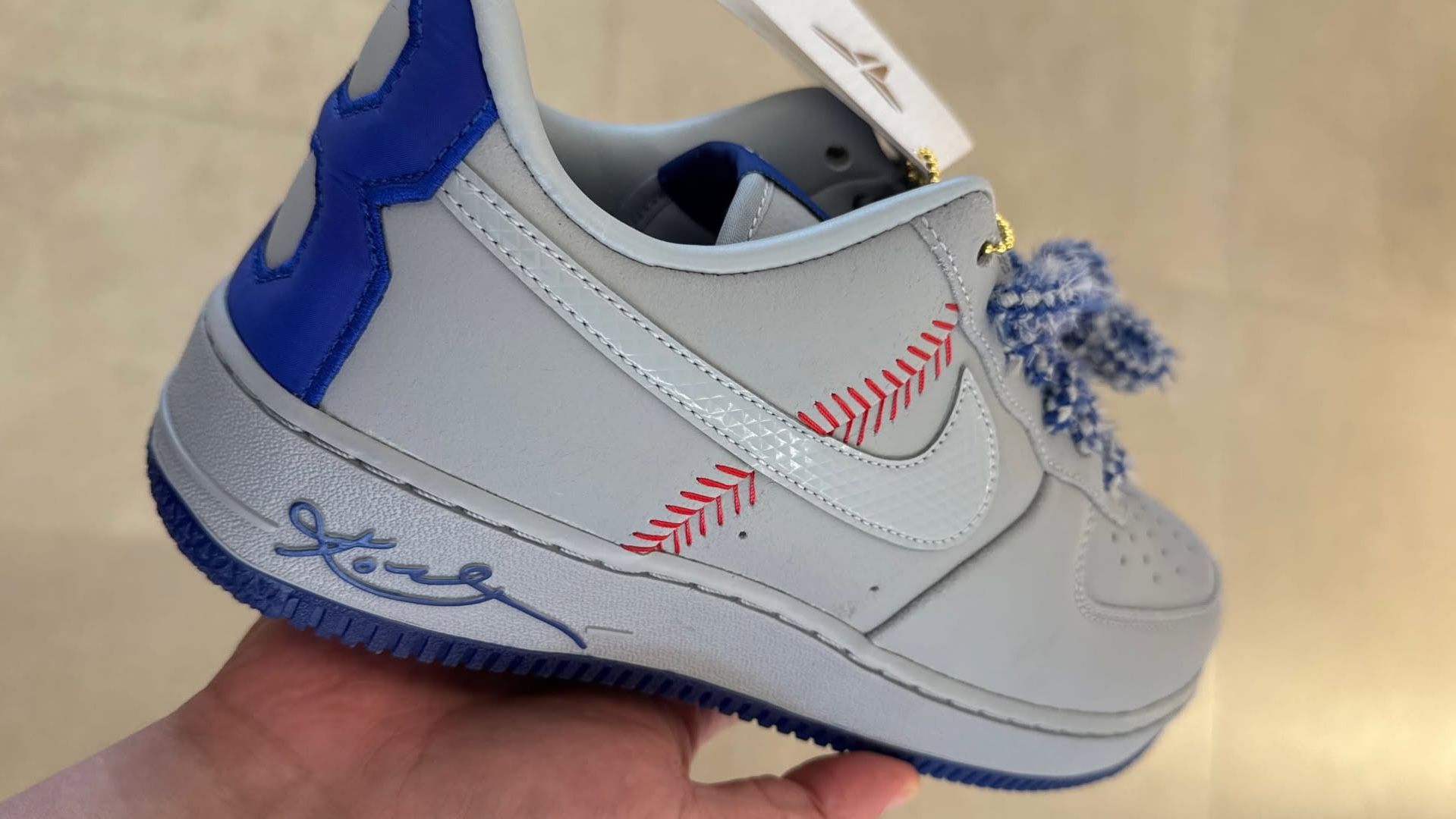 Kobe Nike Air Force 1 Low Protro "Dodgers" (Via jimboslice_/Ig)