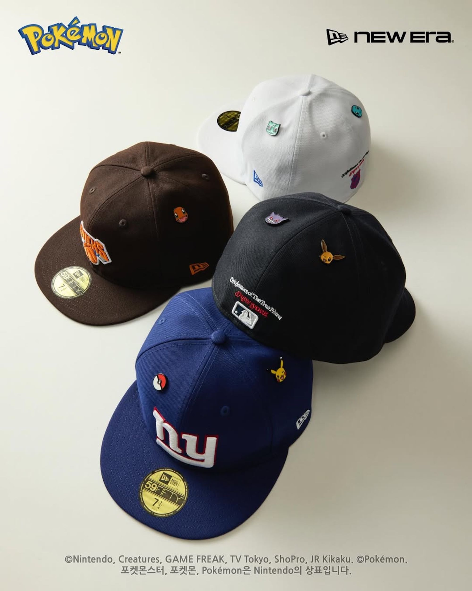 Pokémon Pins by New Era South Korea. Photo via New Era South Korea.