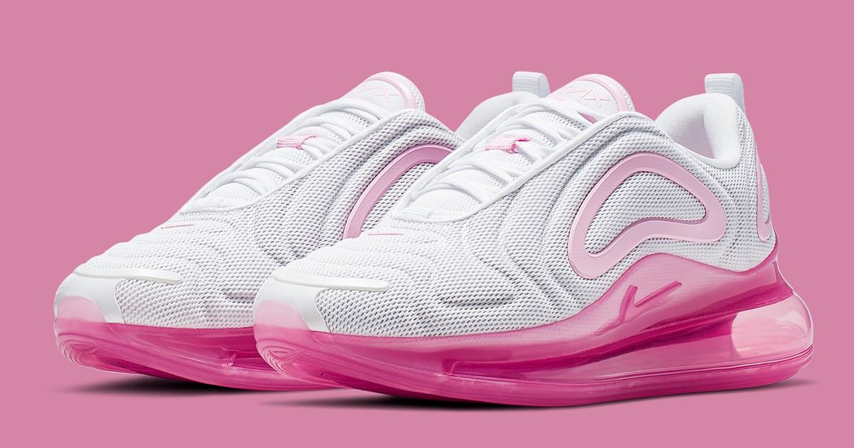 nike air max 720 white pink