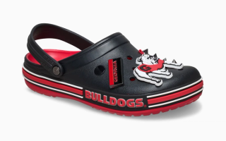 NCAA x Crocs Crocband Clog "Georgia Bulldogs" (SKU: 213569-90H). Photo via Crocs.