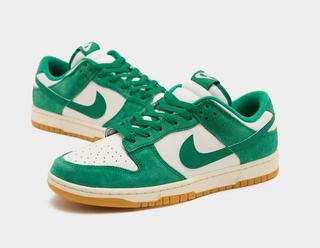 nike hair dunk low green suede gum sole 1