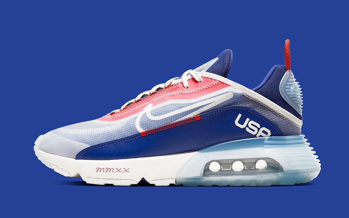 air max 2090 red white blue