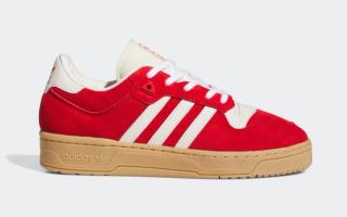 adidas rivalry low red suede gum id8410