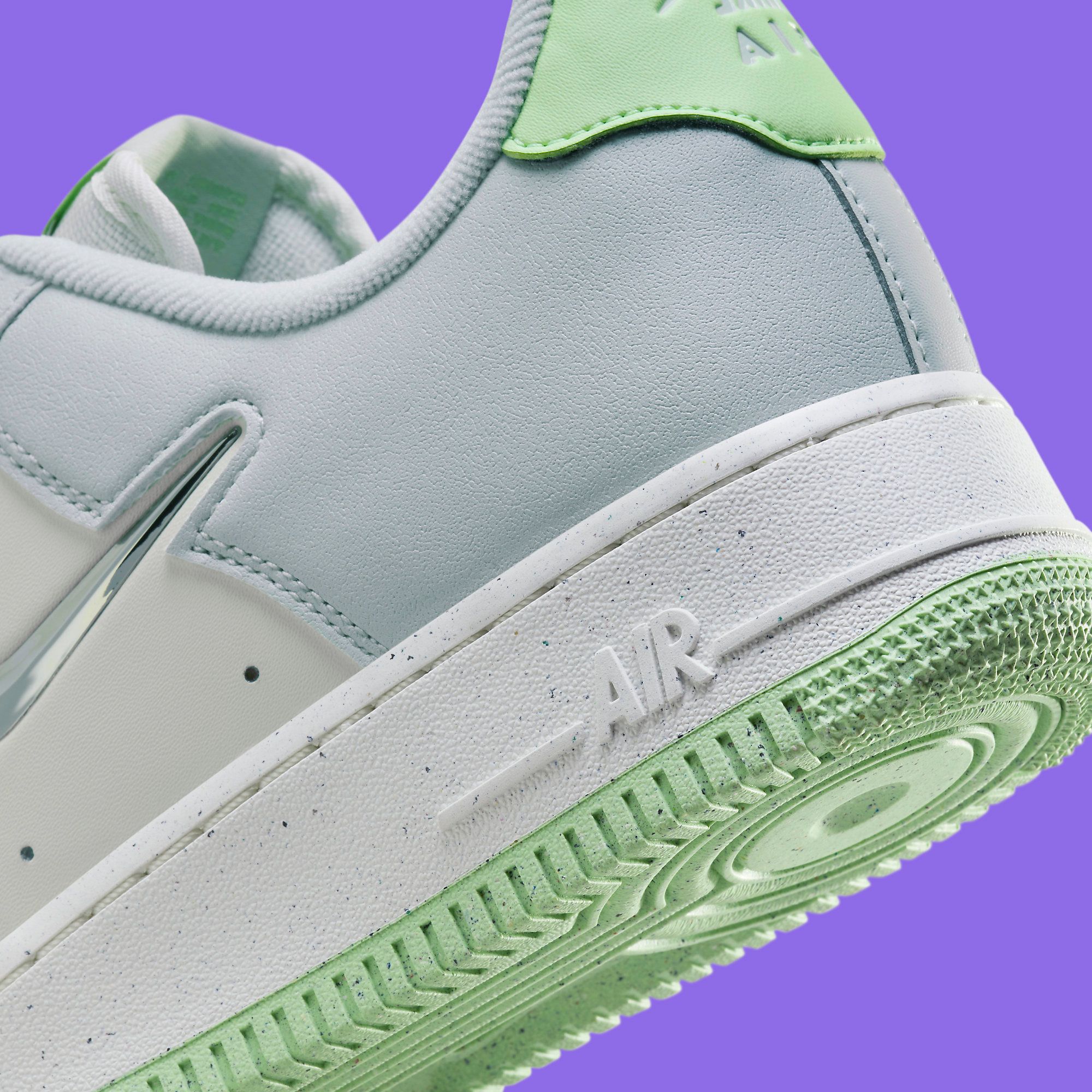 nike air force 1 premium jelly green