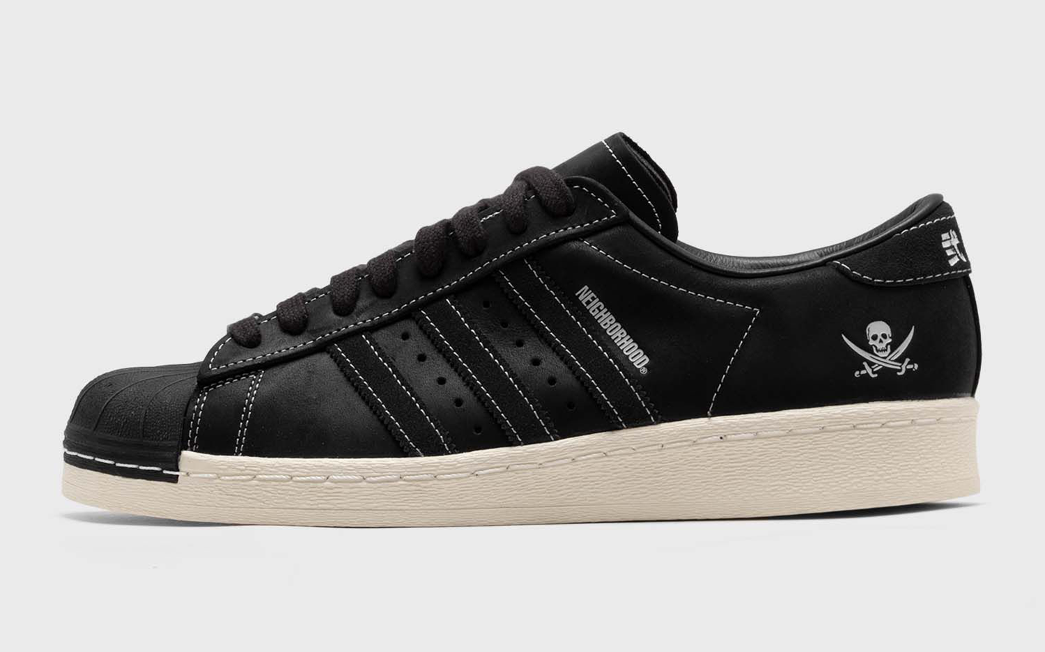 NEIGHBORHOOD®︎ x adidas Superstar Vintage "35th Anniversary." Photo via BSTN.