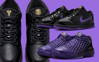 FC Barcelona x Nike Kobe 2026-27 LALIGA training top in purple & a matching Nike Kobe 3 Low Protro.