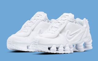 CDG x coastal Nike Shox TL White CJ0546 100 1