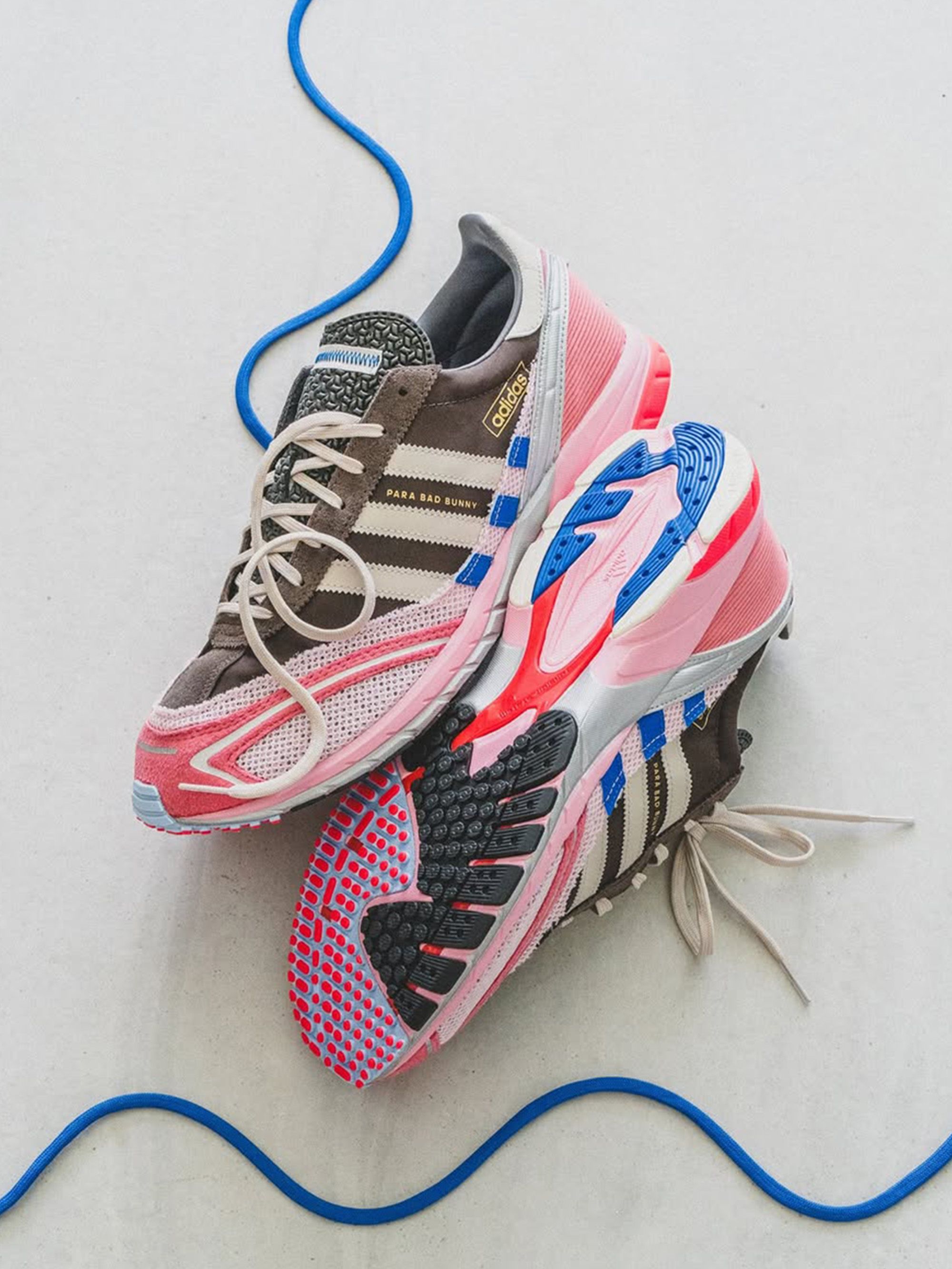 bad bunny x adidas pink