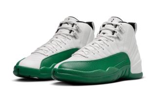 Speculative mock-up of the Air Jordan 12 “Bucks” retro.