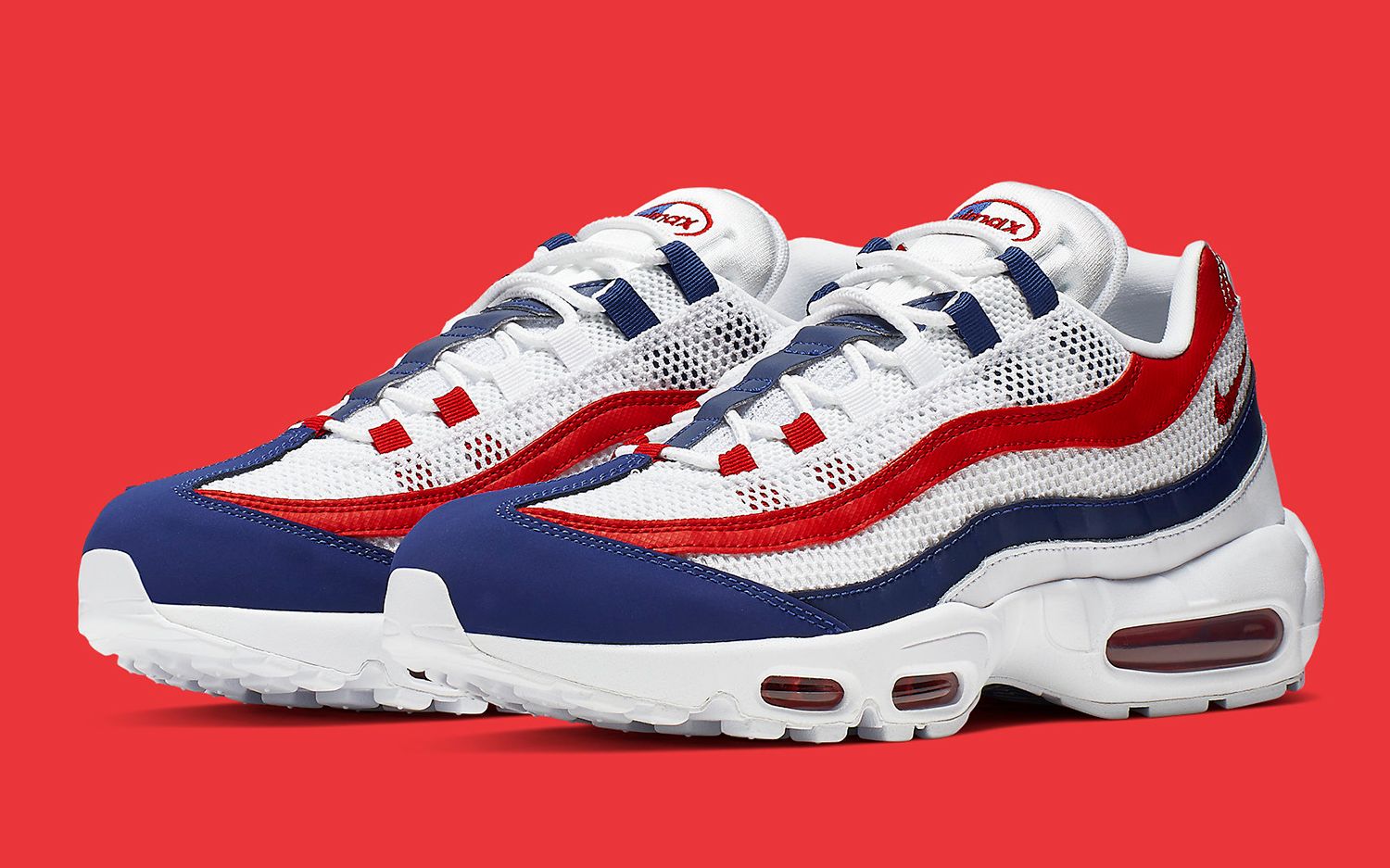 air max 95 blue white red