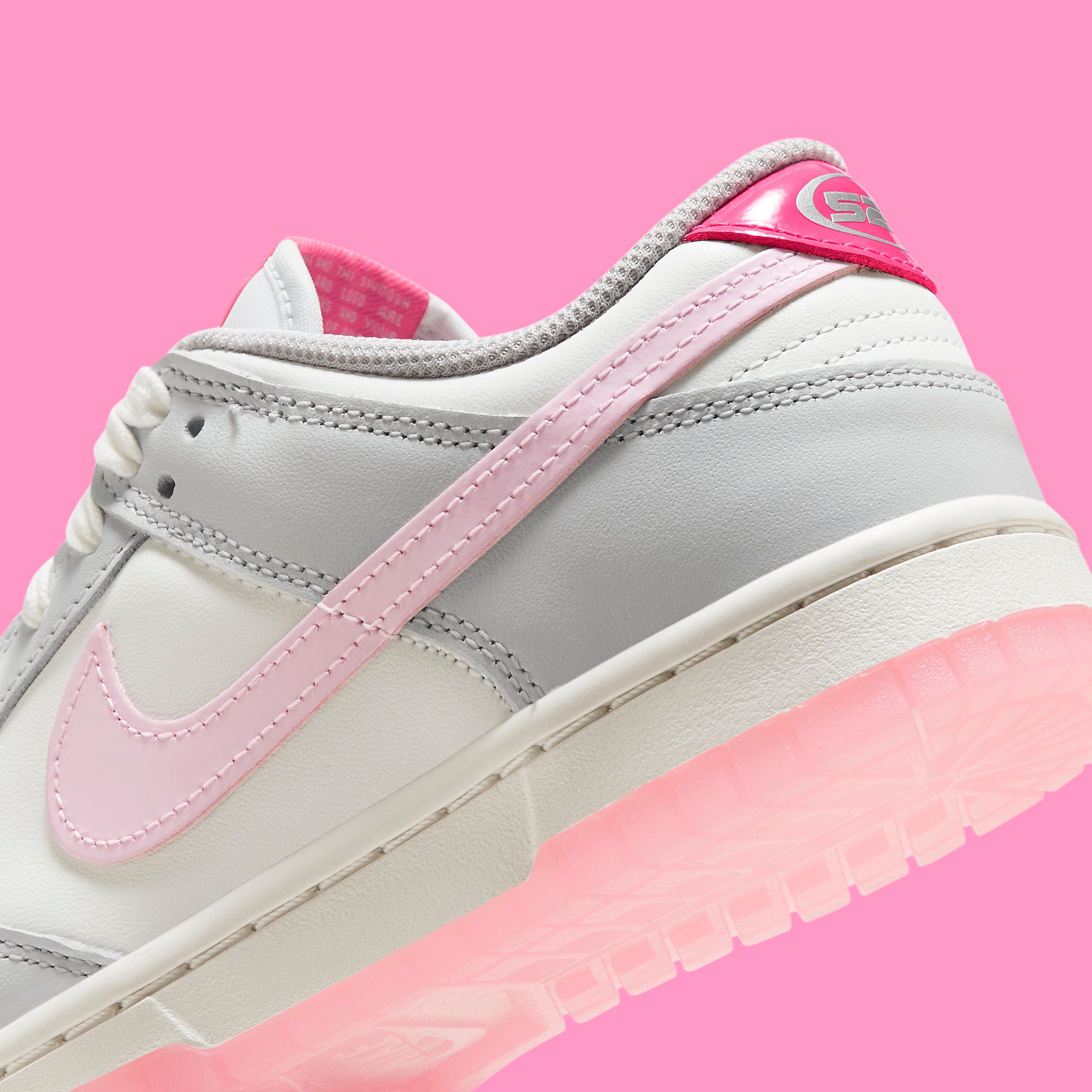 An Alternate Nike Dunk Low 52 Appears in Grey and Pink House of Heat