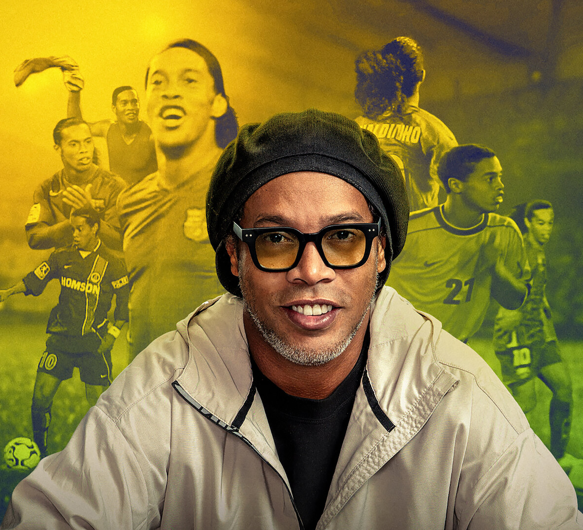 Poster for Netflix's 'Ronaldinho: The One and Only' Documentary premiering on April 16, 2026.