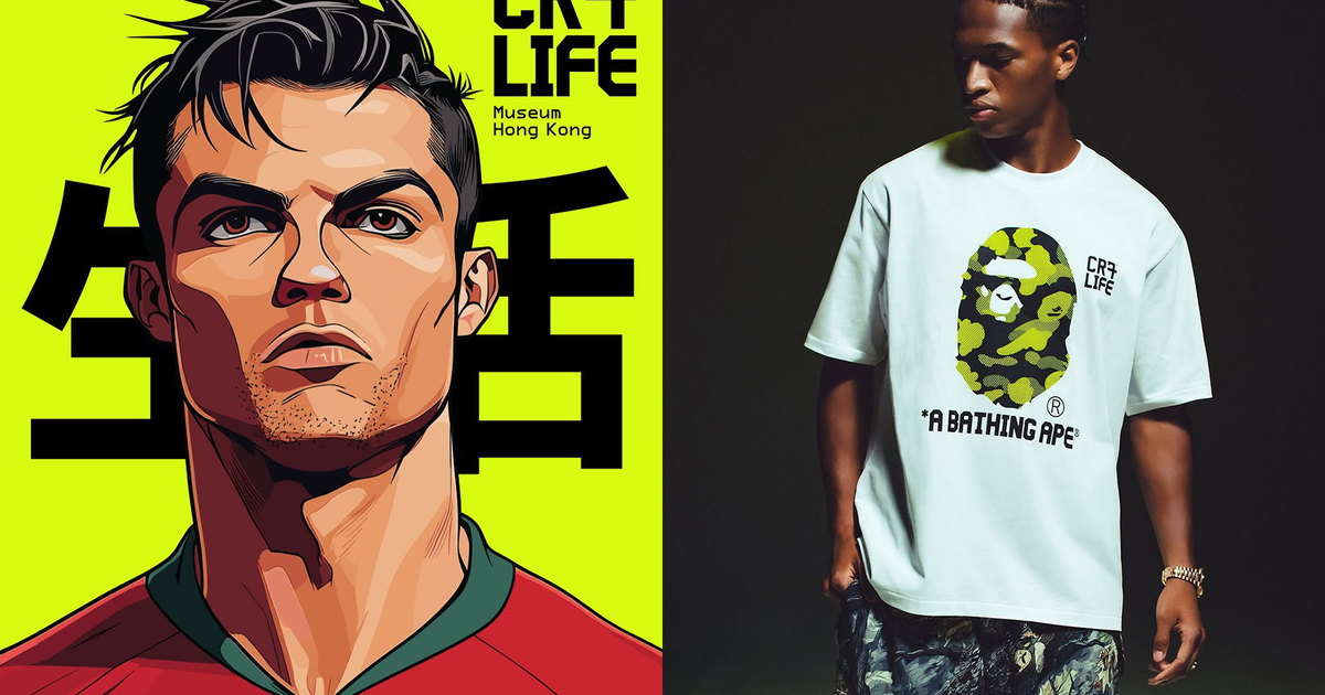 トップス A BATHING APE x CR7 Life Multi M BAPE®︎ X CR7 LIFE CAMO A BATHING APE RELAXED FIT TEE M 2025