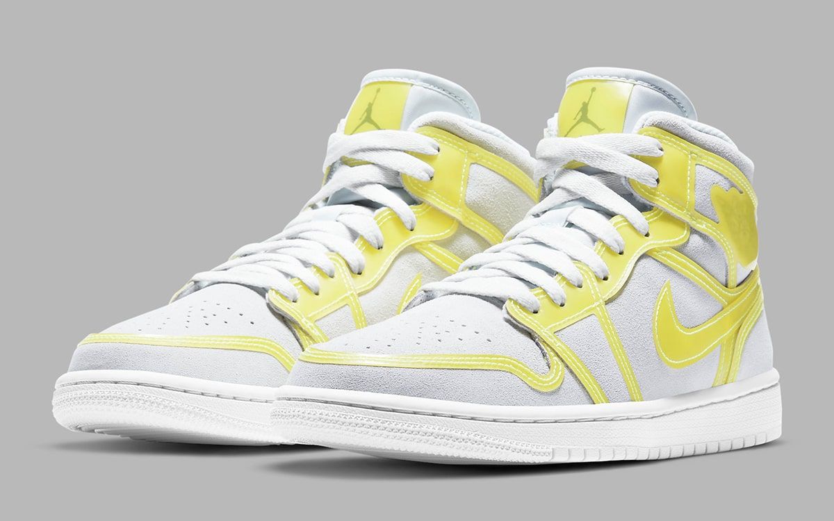 Air Jordan 1 Mid LX “Opti Yellow” Tacks On TPU Trim | House of Heat°