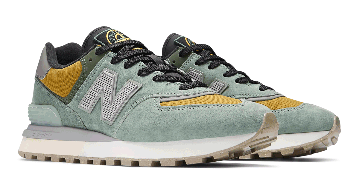 The Stone Island x New Balance 574 Legacy Collection Releases June 14th