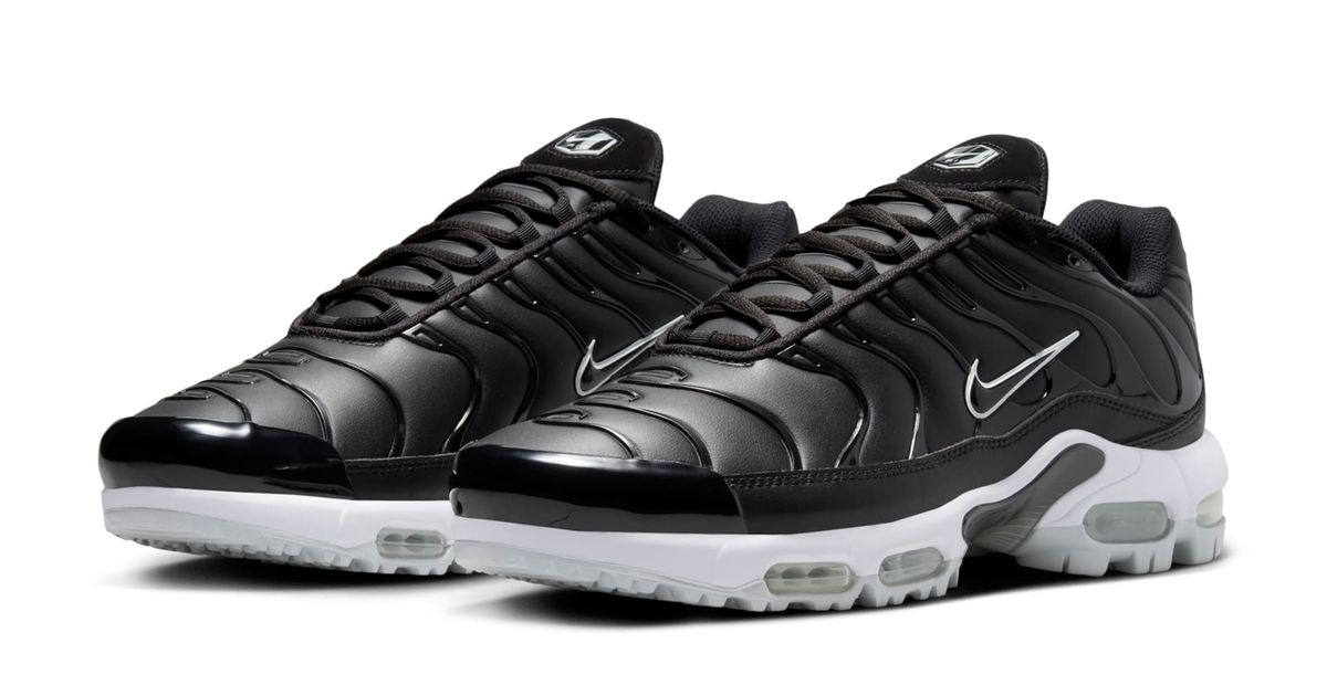 Nike Air Max Plus Golf \'Black Leather\' FZ4150-001 size 8 Amazon.com | Nike Air Max Plus Golf Shoes (FZ4150-001, Black  main image 3