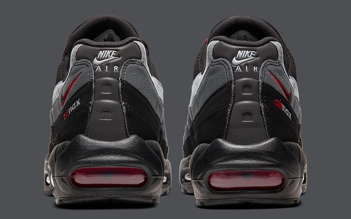 air max 95 iron grey university red